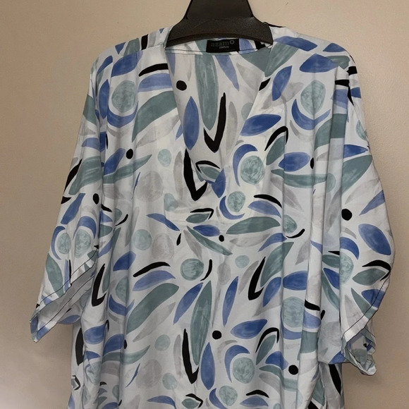 bohemian beaded Tassel kaftan dress/ beach cover up  size large - Picture 7 of 14